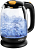 Чайник электрический Kitfort КТ-625-4 1.7л. 2200Вт черный/желтый корпус: стекло/пластик
