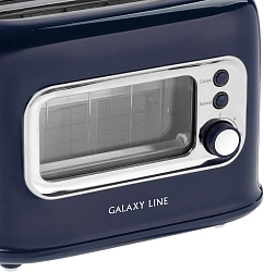 Тостер Galaxy Line GL 2913 900Вт синий