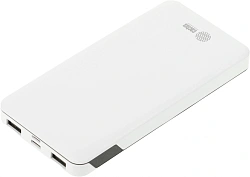 Мобильный аккумулятор Cactus CS-PBFSKT-10000 10000mAh 10.5W 2.1A 2xUSB-A/USB-C белый