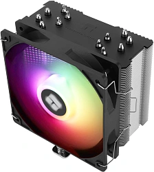 Устройство охлаждения(кулер) Thermalright Burst Assassin 120 SE ARGB Soc-AM5/AM4/1200/1700/1851 серебристый/черный 4-pin 25.6dB Al+Cu 510gr Ret (BA120-SE-ARGB)