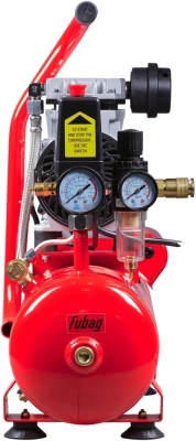 Компрессор поршневой Fubag OLS 180/10 CM1.2 Set 4.0 безмасляный 180л/мин 10л 900Вт красный/черный