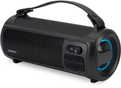 Колонка порт. Digma D-PS1523 черный 25W 2.0 BT 10м 1800mAh (SP1523B)