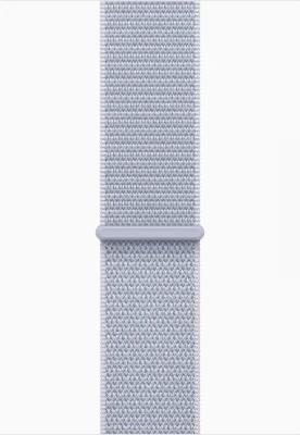 Смарт-часы Apple Watch SE 2024 A2723 44мм OLED корп.серебристый Sport Loop рем.голубой разм.брасл.:145-220мм (MXET3LL/A)