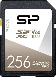 Флеш карта SDXC 256GB Silicon Power SP256GBSDXJV6V10 Superior w/o adapter
