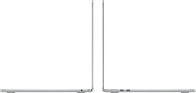 Ноутбук Apple MacBook Air A3113 M3 8 core 16Gb SSD256Gb/8 core GPU 13.6" Liquid Retina (2560x1664) macOS silver WiFi BT Cam (MC8H4LL/A)