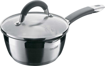 Ковш Rondell Flamme RDS-027 1л. d=14см (с крышкой) стальной