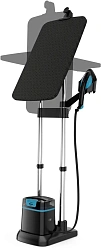 Отпариватель напольный Tefal Ixeo+ QT1511E0 2980Вт черный/голубой
