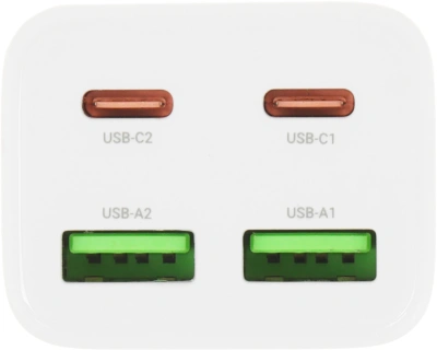 Сетевое зар./устр. Hoco N56 Fundador 30W 3A (PD) 2xUSB/USB type-C универсальное белый (32508)