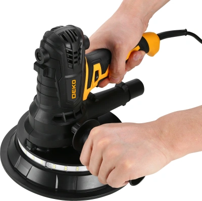 Эксцентриковая шлифмашина Deko DKWS1000 LED 1000Вт D180мм (085-1060)