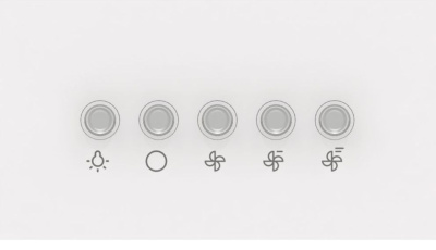 Вытяжка козырьковая Gorenje WHU629EW/M белый управление: кнопочное (1 мотор)