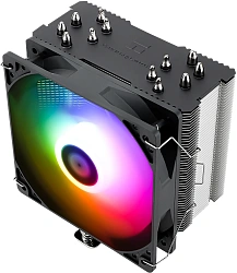 Устройство охлаждения(кулер) Thermalright Burst Assassin 120 ARGB Soc-AM5/AM4/1200/1700/1851 серебристый/черный 4-pin 25.6dB Al+Cu Ret (BA120-ARGB)