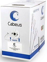 Кабель информационный Cabeus FTP-4P-Cat.5e-SOLID-LSZH-GY кат.5E F/UTP LSZH универсальный 305м серый