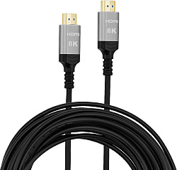 Кабель аудио-видео Digma HDMI 2.1 AOC HDMI (m)/HDMI (m) 50м. позолоч.конт. черный (HDMI-AOC2.1-50)