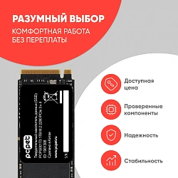 Накопитель SSD PC Pet PCIe 3.0 x4 1TB PCPS001T3 M.2 2280 OEM
