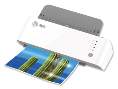 Ламинатор Cactus CS-LAB-A4600 белый A4 (80-150мкм) 60см/мин (2вал.) хол.лам. лам.фото