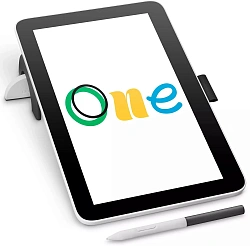 Графический планшет-монитор Wacom One 12 LED USB Type-C белый