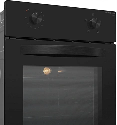 Духовой шкаф Электрический Meferi Light MEO454BK черный/нержавеющая сталь