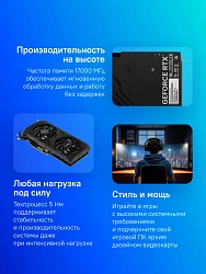 Видеокарта Palit PCI-E 4.0 PA-RTX4060 DUAL OC NVIDIA GeForce RTX 4060 8Gb 128bit GDDR6 1830/17000 HDMIx1 DPx3 HDCP Ret