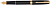 Ручка перьев. Parker Sonnet Core F528 (1931516) Matte Black GT F сталь нержавеющая подар.кор.