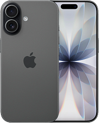 Смартфон Apple A3520 iPhone 17 256Gb черный моноблок 3G 4G 1Sim 6.3" 1206x2622 iOS 26 48Mpix 802.11 a/b/g/n/ac/ax/be NFC GPS Protect