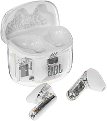 Гарнитура внутриканальные JBL Tune Flex Ghost белый беспроводные bluetooth в ушной раковине (JBLTFLEXGWHTCN)