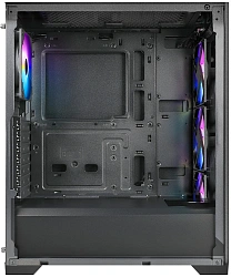 Корпус Azza AEROHEX черный без БП ATX 4x120mm 1xUSB2.0 1xUSB3.0 audio bott PSU