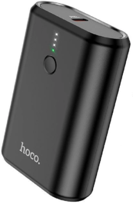 Мобильный аккумулятор Hoco Q3 Mayflower 10000mAh QC3.0/PD2.0 18W 3A USB-A черный (PD20W+QC3.0 42896)