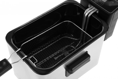 Фритюрница Kitfort КТ-4054 2000Вт серебристый/черный