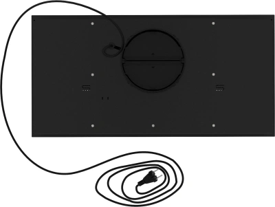 Вытяжка встраиваемая Elikor Cube 60П-1000 черный управление: кнопочное (1 мотор)