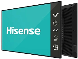 Панель Hisense 43" 43DM66D черный LED 8ms 16:9 HDMI M/M матовая 1200:1 500cd 178гр/178гр 3840x2160 DP 4K USB 8.5кг