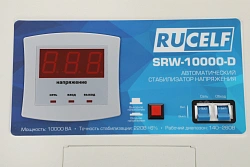 Стабилизатор напряжения Rucelf SRW-10000-D 10кВА однофазный белый