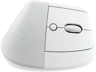 Мышь Logitech Lift белый оптическая 4000dpi silent беспров. BT/Radio USB для ноутбука 5but (910-006486)
