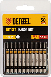 Набор бит Denzel 11665 универсал. (10пред.) для шуруповертов