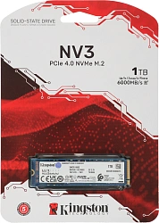 Накопитель SSD Kingston PCIe 4.0 x4 1TB SNV3S/1000G NV3 M.2 2280