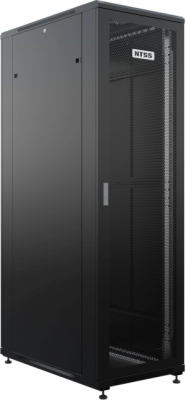 Шкаф серверный NTSS Премиум (NTSS-R42U60120PD/PDD-BL) напольный 42U 600x1200мм пер.дв.перфор. металл 900кг серый 1110мм 150кг IP20 металл