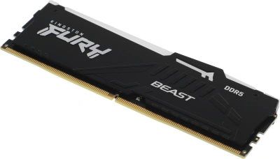 Память DDR5 8GB 5200MHz Kingston KF552C36BBEA-8 Fury Beast Expo RGB RTL Gaming PC5-41600 CL36 DIMM 288-pin 1.25В kit single rank с радиатором Ret