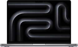 Ноутбук Apple MacBook Pro A2918 M3 8 core 8Gb SSD512Gb/10 core GPU 14.2" Liquid Retina XDR (3024x1964) macOS grey space WiFi BT Cam (MTL73LL/A)