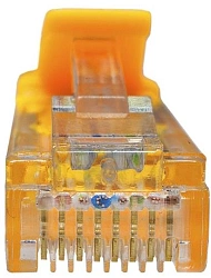 Патч-корд Suprlan 10-0164 UTP RJ-45 вил.-вилка RJ-45 кат.5E 3м желтый LSZH 26AWG