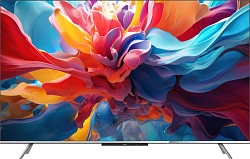 Телевизор QLED Skyworth 65" 65Q66G Google TV Frameless черный/серебристый 4K Ultra HD 60Hz DVB-T DVB-T2 DVB-C DVB-S DVB-S2 USB WiFi Smart TV