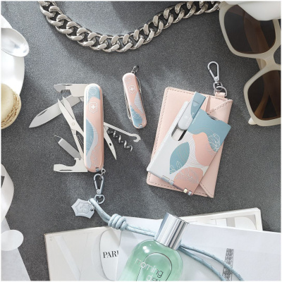 Шнурок для пероч.ножа Victorinox Neck Cord (4.1896.N) сине-серый 440мм блистер