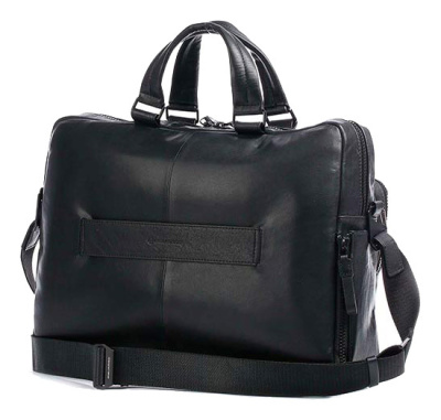 Деловая сумка Piquadro Harper CA4027AP/N с отделением для ноутбука черный натур.кожа