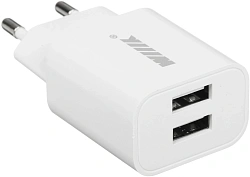 Сетевое зар./устр. Wiiix UNN-1-2-01 12W 2.4A 2xUSB универсальное белый