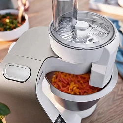 Кухонная машина Bosch Mum5 MUM5XW10 планетар.вращ. 1000Вт белый/бежевый