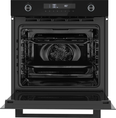 Духовой шкаф Электрический Weissgauff EOM 741 PDB Black Edition черный
