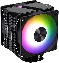 Устройство охлаждения(кулер) Aerocool Rime 4 Dual ARGB Soc-AM5/AM4/1200/1700/1851 черный 4-pin 17-34dB Al+Cu 250W Ret