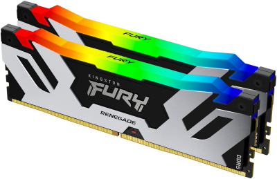 Память DDR5 2x48GB 6000MHz Kingston KF560C32RSAK2-96 Fury Renegade XMP RGB RTL Gaming PC5-48000 CL32 DIMM 288-pin 1.35В single rank с радиатором Ret