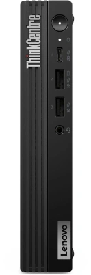 Неттоп Lenovo ThinkCentre Tiny M70q-5 slim i5 13400T (1.3) 16Gb SSD512Gb UHDG без ОС WiFi BT 90W kb мышь клавиатура черный (12TDS14100)