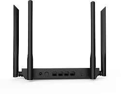 Роутер беспроводной Netis N3 AC1200 10/100/1000BASE-TX черный