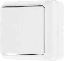 Выключатель IEK Октава откр. 2кл. IP20 белый (EVO20-K01-10-DC)