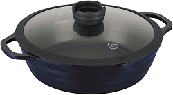 Сотейник Rondell Royal Blue RDA-1547 4.1л. d=28см (с крышкой) синий